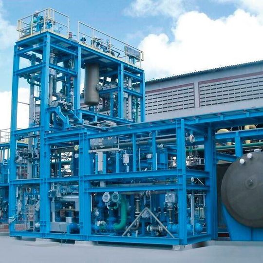 Skid mounted chlorine plant in Brazil. Skid mounted chlorine plant in Brazil.