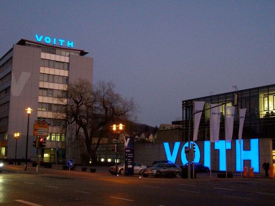 Voith will bis 2022 CO2-neutral werden. Voith will bis 2022 CO2-neutral werden.