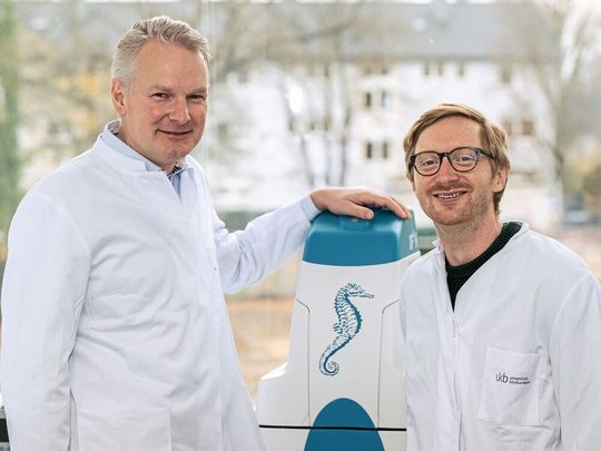 Sie untersuchten das Feintuning der Makrophagen: Prof. Dr. Eicke Latz (l.) und Mario Lauterbach vom Institut für Angeborene Immunität der Universität Bonn. Sie untersuchten das Feintuning der Makrophagen: Prof. Dr. Eicke Latz (l.) und Mario Lauterbach vom Institut für Angeborene Immunität der Universität Bonn.