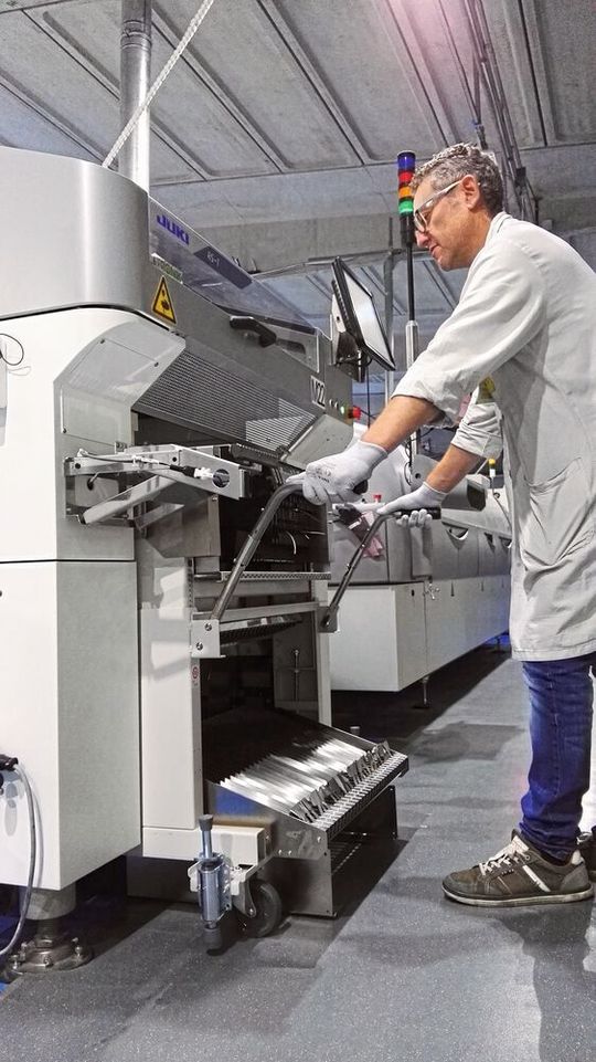 Bild 4: Jede Feeder-Position wird automatisch erkannt, wenn die Feeder-Bank positioniert wird.