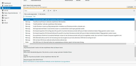 Der Best Practices Analyzer in Windows Server 2012 R2/2016 und Windows Server 2019 hilft bei der Optimierung von Dateiservern. Der Best Practices Analyzer in Windows Server 2012 R2/2016 und Windows Server 2019 hilft bei der Optimierung von Dateiservern.