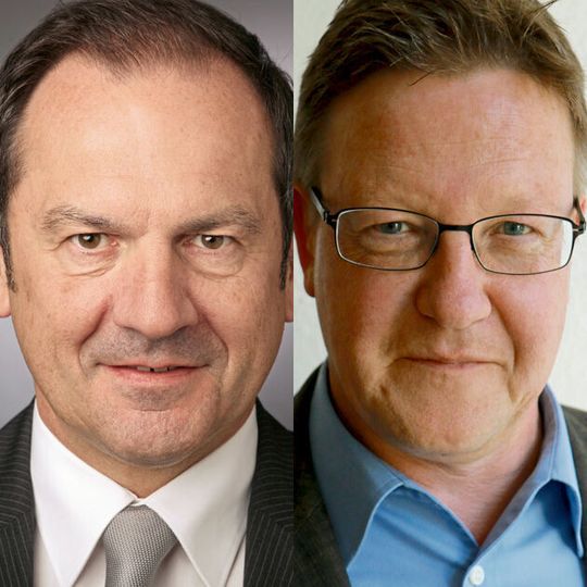 Eric Haase, Geschäftsführer von Jato Dynamics (links), und Frank Bräutigam, zuständig für den Bereich Operations und Research in Deutschland. Eric Haase, Geschäftsführer von Jato Dynamics (links), und Frank Bräutigam, zuständig für den Bereich Operations und Research in Deutschland.