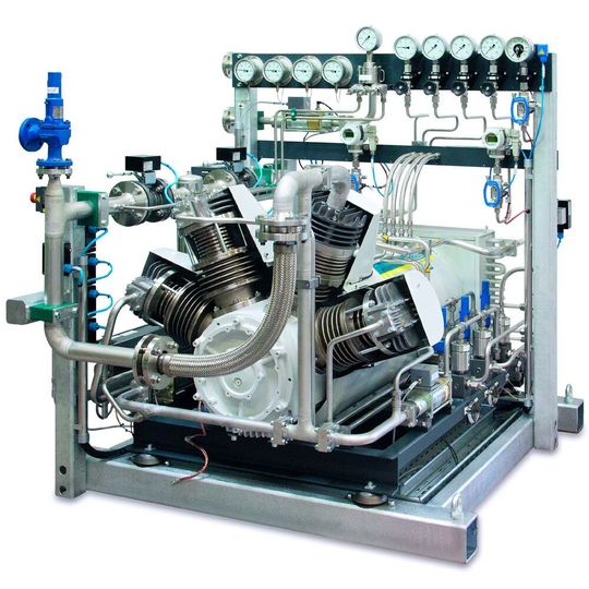 Der Haug-Sirius Nanoloc vereint die Hochdruckkompetenz und die Ölfreiexpertise von Sauer Compressors. Der Haug-Sirius Nanoloc vereint die Hochdruckkompetenz und die Ölfreiexpertise von Sauer Compressors.