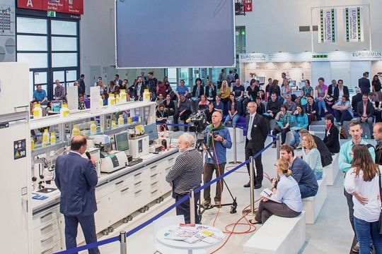 Die Analytica findet vom 31. März bis 3. April 2020 auf dem Gelände der Messe München statt. Die Analytica findet vom 31. März bis 3. April 2020 auf dem Gelände der Messe München statt.