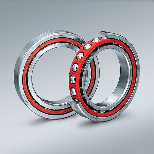 NSK’s high precision ACBB series of angular contact ball bearings. NSK’s high precision ACBB series of angular contact ball bearings.