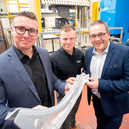 (l-r) Danny Wheldon (P.A.B. Coventry), Russell Hartill (Worcester Presses) and Mark Brazier (P.A.B. Coventry) (l-r) Danny Wheldon (P.A.B. Coventry), Russell Hartill (Worcester Presses) and Mark Brazier (P.A.B. Coventry)