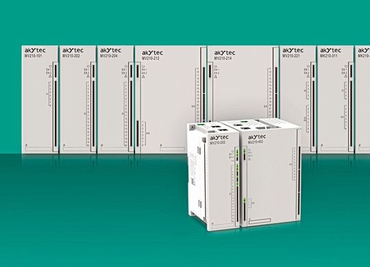 Die I/O-Module der MX210-Serie von Akytec sind in mehreren Varianten erhältlich und bieten zahlreiche Kombinationsmöglichkeiten bezüglich der Ein- und Ausgänge. Die I/O-Module der MX210-Serie von Akytec sind in mehreren Varianten erhältlich und bieten zahlreiche Kombinationsmöglichkeiten bezüglich der Ein- und Ausgänge.