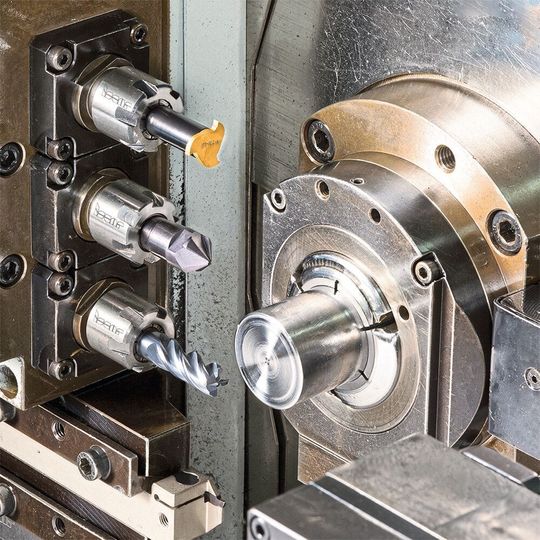 The Multi-Masters series contributes to reducing bending load on the driven tool unit mechanism to improve performance and tool life. The Multi-Masters series contributes to reducing bending load on the driven tool unit mechanism to improve performance and tool life.