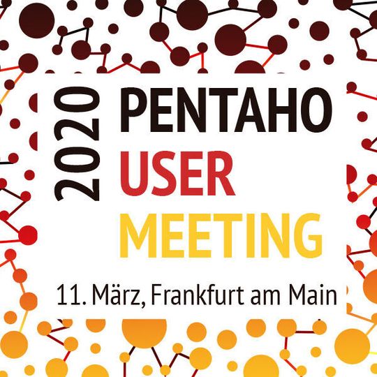 Im März findet das siebte Pentaho User Meeting in Frankfurt am Main statt. Im März findet das siebte Pentaho User Meeting in Frankfurt am Main statt.