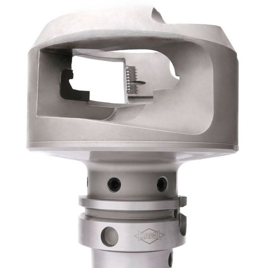 Mapal is presenting a new bell tool with low weight, long tool life and best cutting data. Mapal is presenting a new bell tool with low weight, long tool life and best cutting data.
