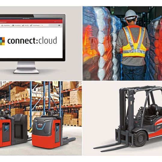 Linde Material Handling zeigt auf der Logimat Produkte aus unterschiedlichen Bereichen der Intralogistik. Linde Material Handling zeigt auf der Logimat Produkte aus unterschiedlichen Bereichen der Intralogistik.