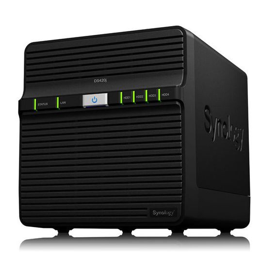 Die Synology DS420j ist für den Einsatz im privaten Umfeld konzipiert. Die Synology DS420j ist für den Einsatz im privaten Umfeld konzipiert.