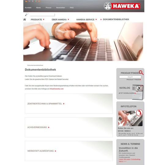 Die neue Dokumentensuchfunktion ist übersichtlich gegliedert und frei zugänglich. Die neue Dokumentensuchfunktion ist übersichtlich gegliedert und frei zugänglich.