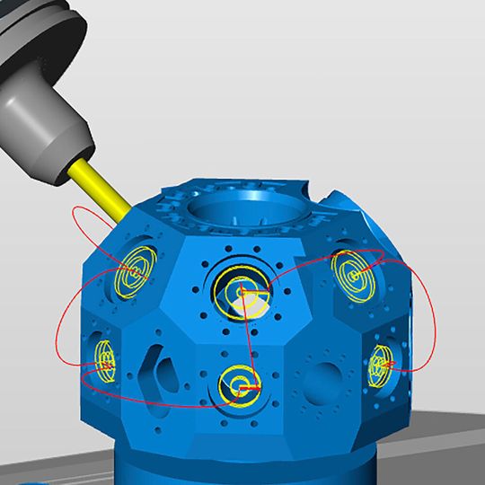 Optimised infeed movements considerably reduce auxiliary processing times. Optimised infeed movements considerably reduce auxiliary processing times.
