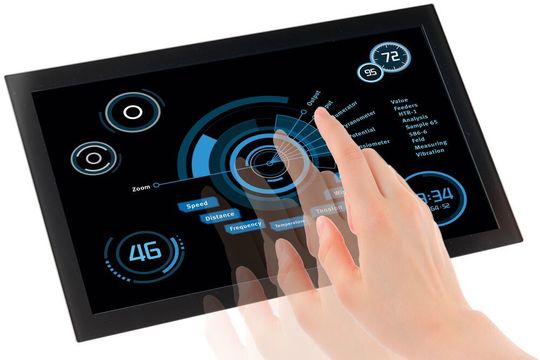 Moderne Touch-Monitore: Für PCAP-Touch ist das Bonding notwendig. Kommt Gestensteuerung hinzu, dann ist weitere Hardware notwendig. Schließlich müssen Touch-Treiber und Performance des Gesamt-Geräts aufeinander abgestimmt sein. Moderne Touch-Monitore: Für PCAP-Touch ist das Bonding notwendig. Kommt Gestensteuerung hinzu, dann ist weitere Hardware notwendig. Schließlich müssen Touch-Treiber und Performance des Gesamt-Geräts aufeinander abgestimmt sein.