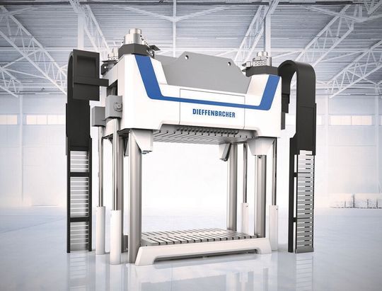 Dieffenbacher demonstriert auf der JEC World in Paris, wie kosteneffizient seine Anlagen und Systeme für die Compositeverarbeitung sind. Hier eine Anlage des Typs Fiberpress, die Sheet-Moulding-Compoud-Teile (SMC) automatisiert herstellen kann. Außerdem gebe es Impulse in Sachen Recycling von CFK, GFK & Co.. Halle 5 am Stand R42. Dieffenbacher demonstriert auf der JEC World in Paris, wie kosteneffizient seine Anlagen und Systeme für die Compositeverarbeitung sind. Hier eine Anlage des Typs Fiberpress, die Sheet-Moulding-Compoud-Teile (SMC) automatisiert herstellen kann. Außerdem gebe es Impulse in Sachen Recycling von CFK, GFK & Co.. Halle 5 am Stand R42.