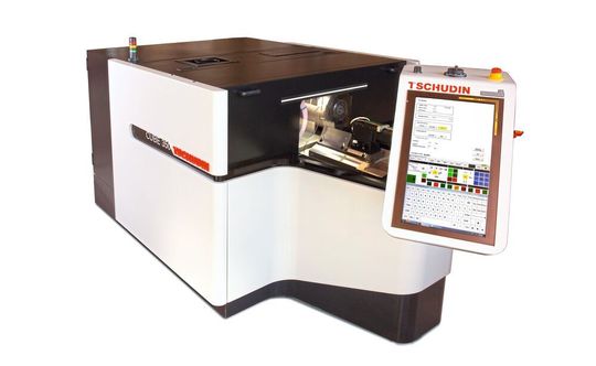 Die spitzenlose Außenrundschleif-Maschine Cube 350 wird der Hersteller Tschudin erstmals im Zusammenspiel mit einem Roboter präsentieren. Und zwar auf der kommenden Grindtec in Augsburg in Halle 7 am Stand 7086. So wird dieses 3-Achs-CNC-Schleifsystem noch produktiver. Die spitzenlose Außenrundschleif-Maschine Cube 350 wird der Hersteller Tschudin erstmals im Zusammenspiel mit einem Roboter präsentieren. Und zwar auf der kommenden Grindtec in Augsburg in Halle 7 am Stand 7086. So wird dieses 3-Achs-CNC-Schleifsystem noch produktiver.
