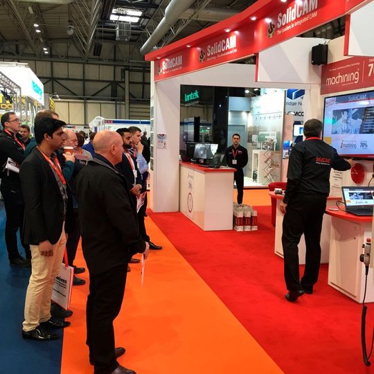 Solidcam's booth at last edition of Mach. Solidcam's booth at last edition of Mach.
