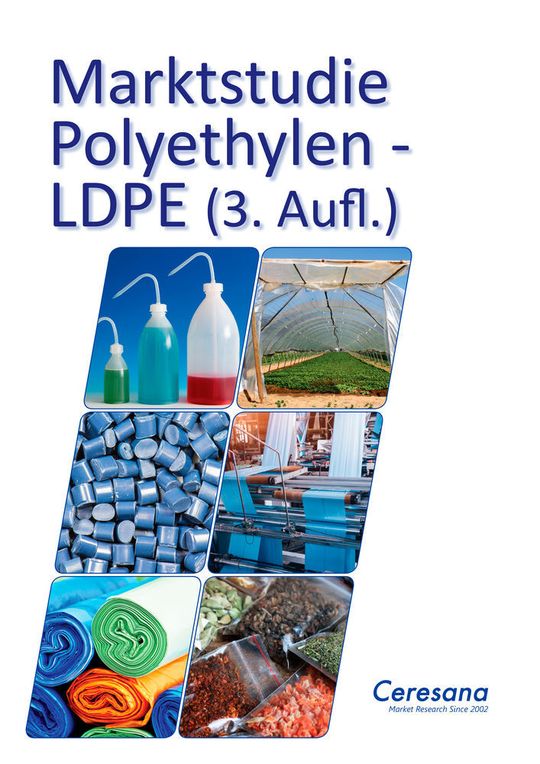 Ceresana veröffentlicht bereits zum dritten Mal einen umfassenden Report zum Weltmarkt für Polyethylen niedriger Dichte (LDPE). Ceresana veröffentlicht bereits zum dritten Mal einen umfassenden Report zum Weltmarkt für Polyethylen niedriger Dichte (LDPE).