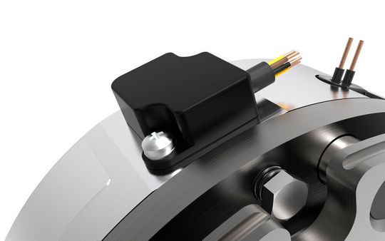 Der WES (Warner Electric Sensor) wird am Messestand auf der Logimat präsentiert.