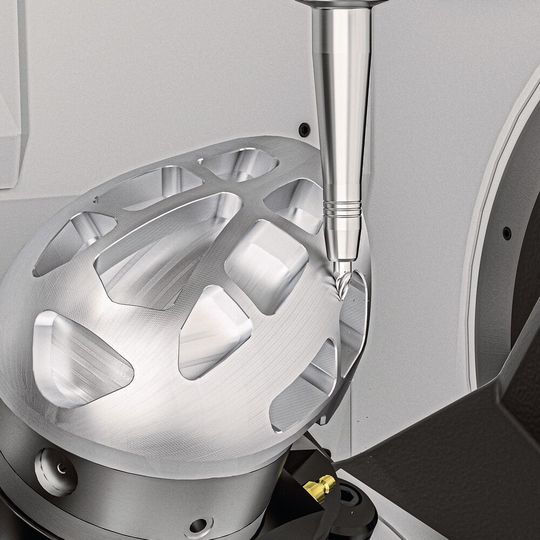 Simultan: Die Software SolidCAM 2020 unterstützt die simultane 5-Achs-Bearbeitung mit Kreissegmentfräsern diverser Werkzeughersteller. Simultan: Die Software SolidCAM 2020 unterstützt die simultane 5-Achs-Bearbeitung mit Kreissegmentfräsern diverser Werkzeughersteller.