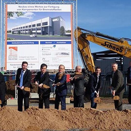 The groundbreaking ceremony of the Greenerity factory in Bavaria, Germany. The groundbreaking ceremony of the Greenerity factory in Bavaria, Germany.
