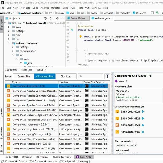 Dank eines neuen Plug-ins erkennen Entwickler Code-Schwachstellen und Compliance-Verstöße direkt in der Code Sight IDE. Dank eines neuen Plug-ins erkennen Entwickler Code-Schwachstellen und Compliance-Verstöße direkt in der Code Sight IDE.