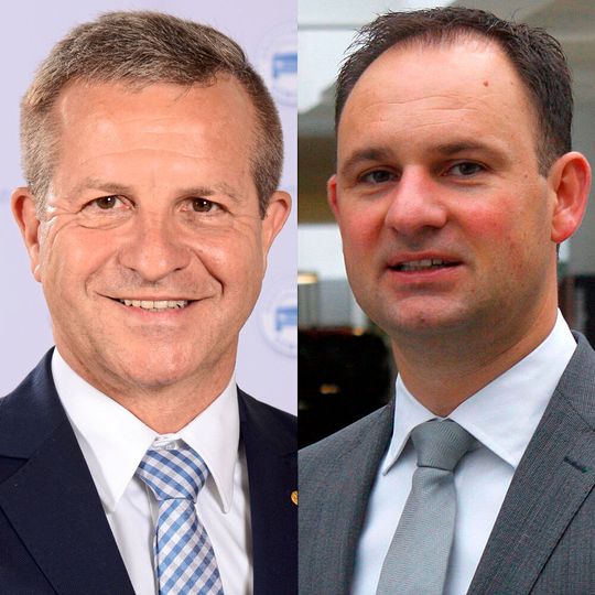 Thomas Peckruhn (links) und Andreas Peter sprechen auf den Autovertriebstagen 2020. Thomas Peckruhn (links) und Andreas Peter sprechen auf den Autovertriebstagen 2020.