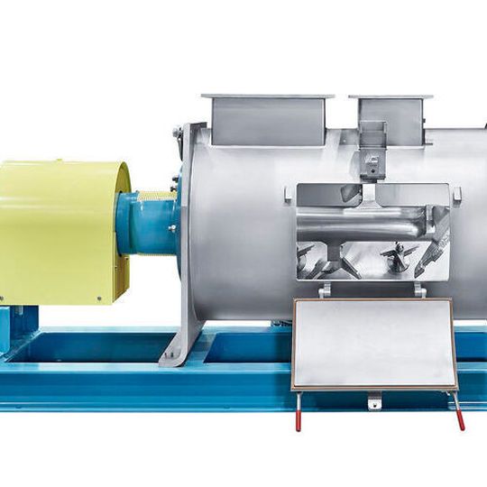 The continuous Ploughshare mixers of the KM series are particularly suitable for environmental engineering applications. The continuous Ploughshare mixers of the KM series are particularly suitable for environmental engineering applications.