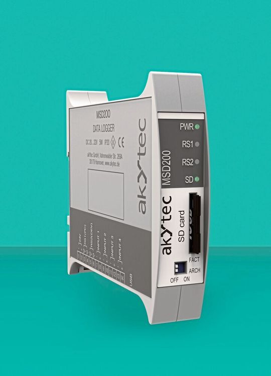 Diverse analoge und digitale Schnittstellen: Der Datenlogger MSD 200 dokumentiert und sichert unterschiedlichste Daten. Diverse analoge und digitale Schnittstellen: Der Datenlogger MSD 200 dokumentiert und sichert unterschiedlichste Daten.