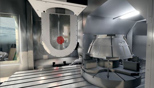 Aus detaillierten CAD-Modelle generiert Moduleworks virtuelle Maschinenmodelle, die unter anderem den Materialabtrag und die Steuerung in Echtzeit abbilden. Aus detaillierten CAD-Modelle generiert Moduleworks virtuelle Maschinenmodelle, die unter anderem den Materialabtrag und die Steuerung in Echtzeit abbilden.
