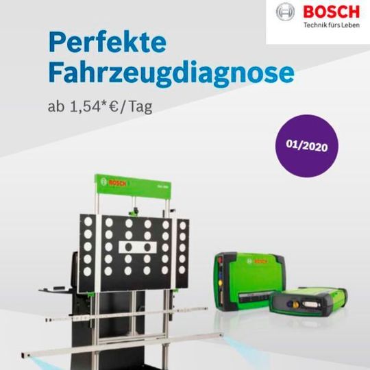 Erstmals bietet Bosch in Rahmen seiner Leasingaktion auch FAS-Kalibriersysteme an. Erstmals bietet Bosch in Rahmen seiner Leasingaktion auch FAS-Kalibriersysteme an.