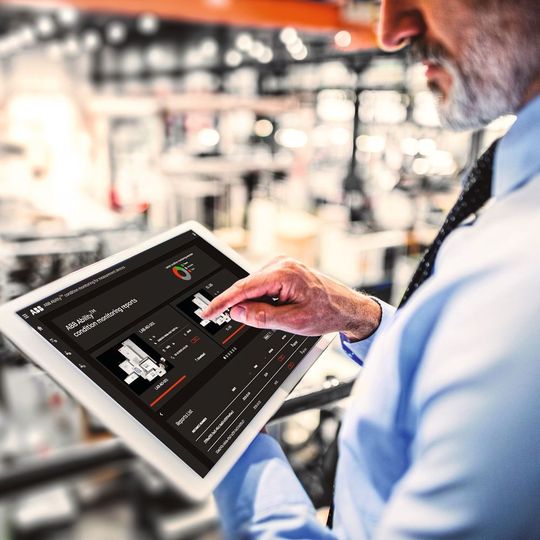 Mit der neuen digitalen Lösung einfach den Zustand von ABB-Messgeräten überwachen. Mit der neuen digitalen Lösung einfach den Zustand von ABB-Messgeräten überwachen.