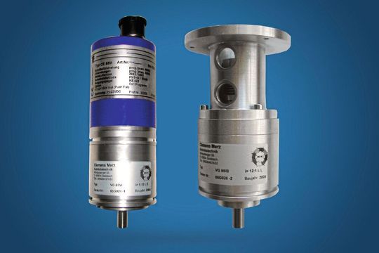 Die Vorsatzmessgetriebe von KBK sollen eine sehr hohe Übertragungsgenauigkeit garantieren.