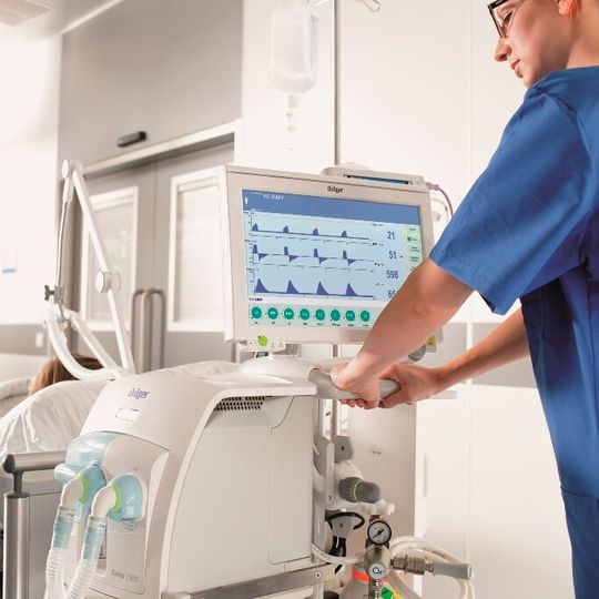 Die Versorgung von Kliniken mit Beatmungsgeräten ist in der Corona-Krise von entscheidender Bedeutung. Die Versorgung von Kliniken mit Beatmungsgeräten ist in der Corona-Krise von entscheidender Bedeutung.