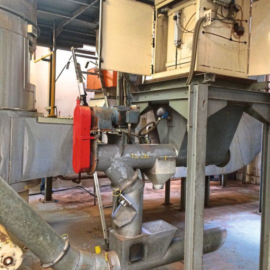 Trocknungsanlage für Korkgranulat Trocknungsanlage für Korkgranulat