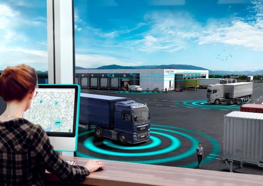 „Mixed Fleet Bridge“ nutzt den Telematikstandard „rFMS“ für erste RIO-Dienste. „Mixed Fleet Bridge“ nutzt den Telematikstandard „rFMS“ für erste RIO-Dienste.