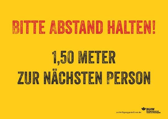 Aushänge wie diesen stellt die BGHW auf ihrer Website kostenfrei zur Verfügung – auch in Türkisch oder Englisch. Aushänge wie diesen stellt die BGHW auf ihrer Website kostenfrei zur Verfügung – auch in Türkisch oder Englisch.