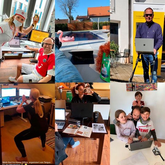 Eins steht fest: Die Kreativität leidet definitiv nicht im Homeoffice. Eins steht fest: Die Kreativität leidet definitiv nicht im Homeoffice.