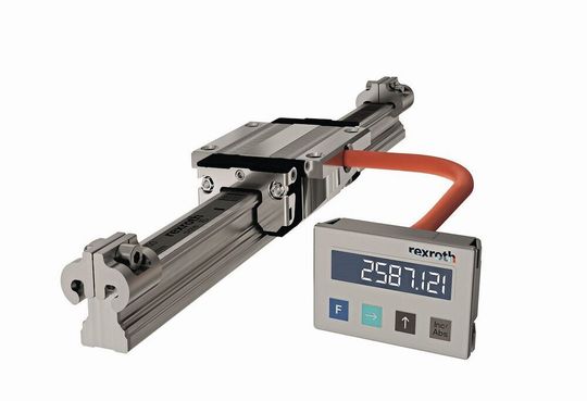 Das integrierte Messsystem IMS-Compact misst präzise und berührungslos die Position des Führungswagens der Linearführung. Das integrierte Messsystem IMS-Compact misst präzise und berührungslos die Position des Führungswagens der Linearführung.