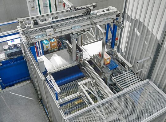 Ein zentrales Element im Rewe-Distributionszentrum wird ein OPM-System sein. Ein zentrales Element im Rewe-Distributionszentrum wird ein OPM-System sein.