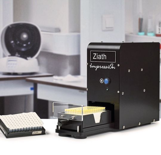 The Impressi-On semi-automatic sealing tube rack sealing device The Impressi-On semi-automatic sealing tube rack sealing device