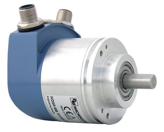 Mit dem Drehgeber WDGR kombiniert Wachendorff Automation optische und magnetische Sensorik in einem 58 mm-Gehäuse. Mit dem Drehgeber WDGR kombiniert Wachendorff Automation optische und magnetische Sensorik in einem 58 mm-Gehäuse.