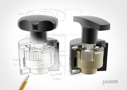 Jakob Antriebstechnik hat die Kraftspannmuttern der Baureihe MCA-S und -T durch Handgriffe verbessert, heißt es. Werkstücke können so jetzt auch ohne Werkzeug sicher eingespannt werden. Jakob Antriebstechnik hat die Kraftspannmuttern der Baureihe MCA-S und -T durch Handgriffe verbessert, heißt es. Werkstücke können so jetzt auch ohne Werkzeug sicher eingespannt werden.