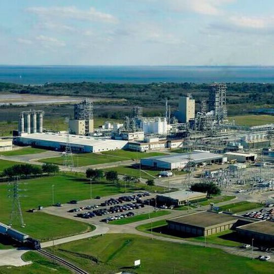An aerial view of Bayport Polymers’ facility in the USA. An aerial view of Bayport Polymers’ facility in the USA.