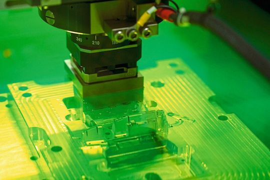 Moulding tool manufacturing with EDM. Moulding tool manufacturing with EDM.