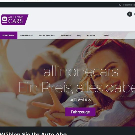 Über die Plattform Allinonecars können Autohändler ihre Fahrzeuge zum Abo anbieten. Über die Plattform Allinonecars können Autohändler ihre Fahrzeuge zum Abo anbieten.