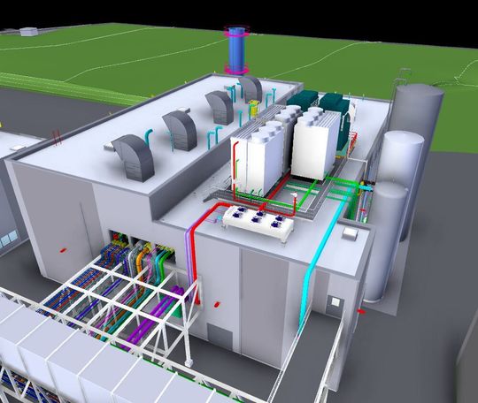 Geplante Getec-Energiezentrale für das neue Hochwald-Werk Geplante Getec-Energiezentrale für das neue Hochwald-Werk