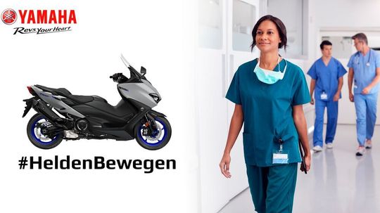 Yamaha stellt 30 Zweiräder bereit, um Beschäftigte im Gesundheitswesen zu entlasten und zu unterstützen. Yamaha stellt 30 Zweiräder bereit, um Beschäftigte im Gesundheitswesen zu entlasten und zu unterstützen.