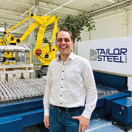 Frank Gelen, COO von 247 Tailor Steel. Frank Gelen, COO von 247 Tailor Steel.
